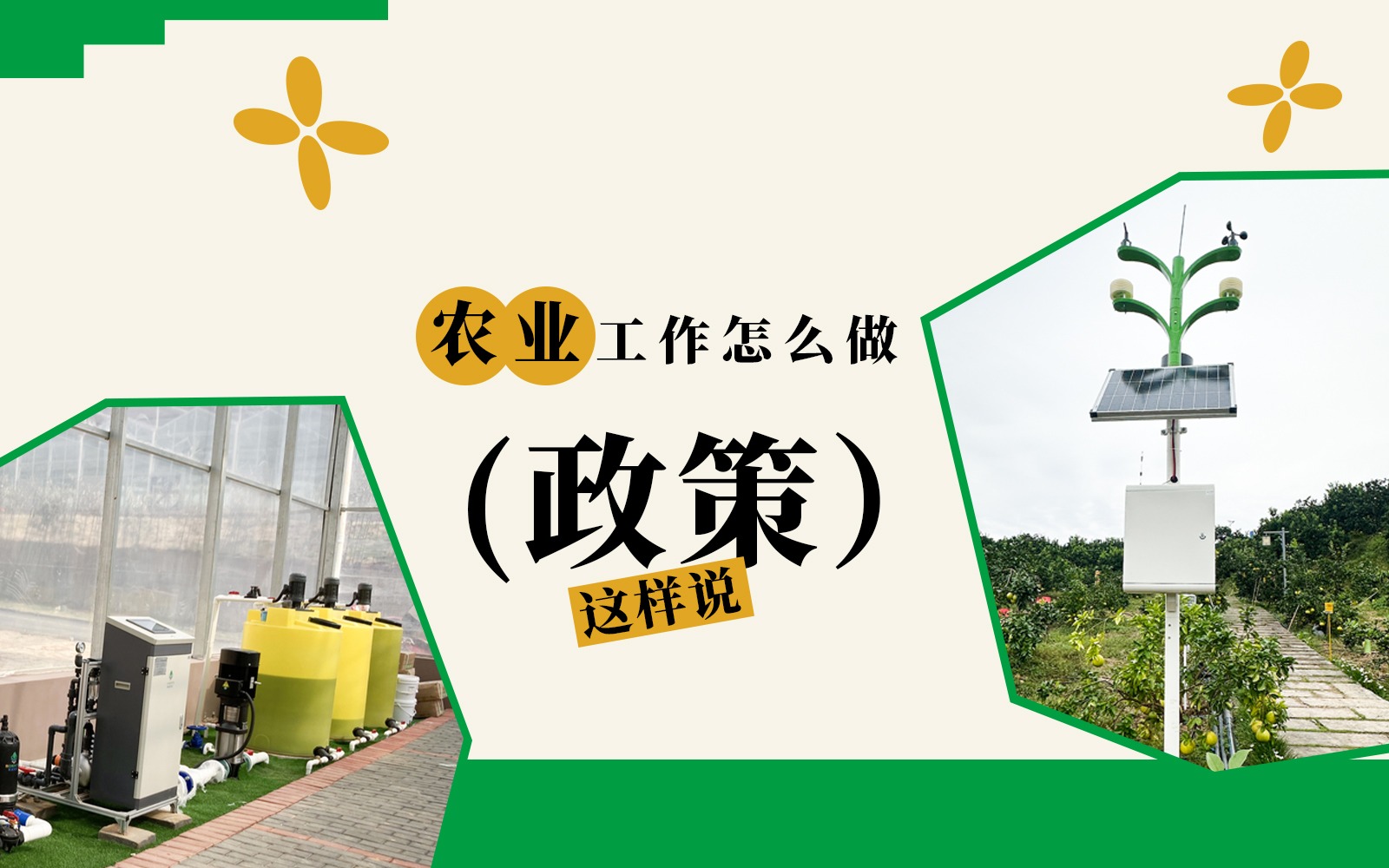 农业工作怎么做？这些政策说了！